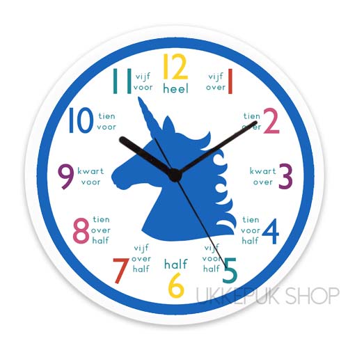 Leren klokkijken klok voor thuis of op school!