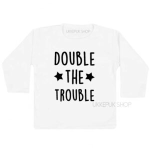 shirt-tweeling-tweelingen-baby-kind-peuter-kleuter-double-the-trouble-sterren-wit